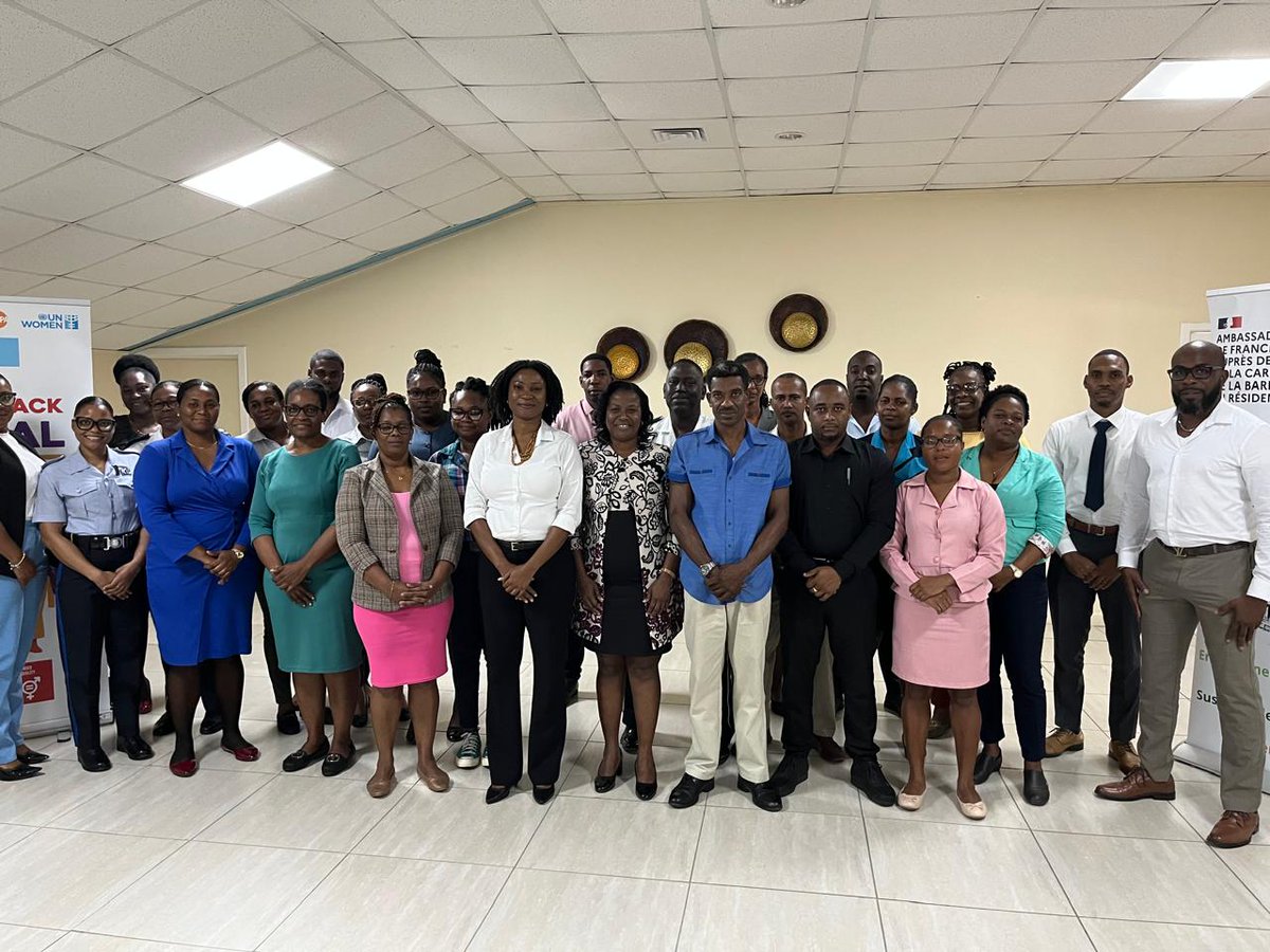 unwomencarib's tweet image. @unwomencarib through #BBE Project,  with @GenderAffairsLC &amp;amp; @france.saintelucie held a 𝗚𝗲𝗻𝗱𝗲𝗿 𝗥𝗲𝘀𝗽𝗼𝗻𝘀𝗶𝘃𝗲 𝗣𝗼𝗹𝗶𝗰𝗶𝗻𝗴 training in 🇱🇨 on the different ways women, girls, men, and boys experience crime, violence, &amp;amp;  justice. #Rights #Justice #Action