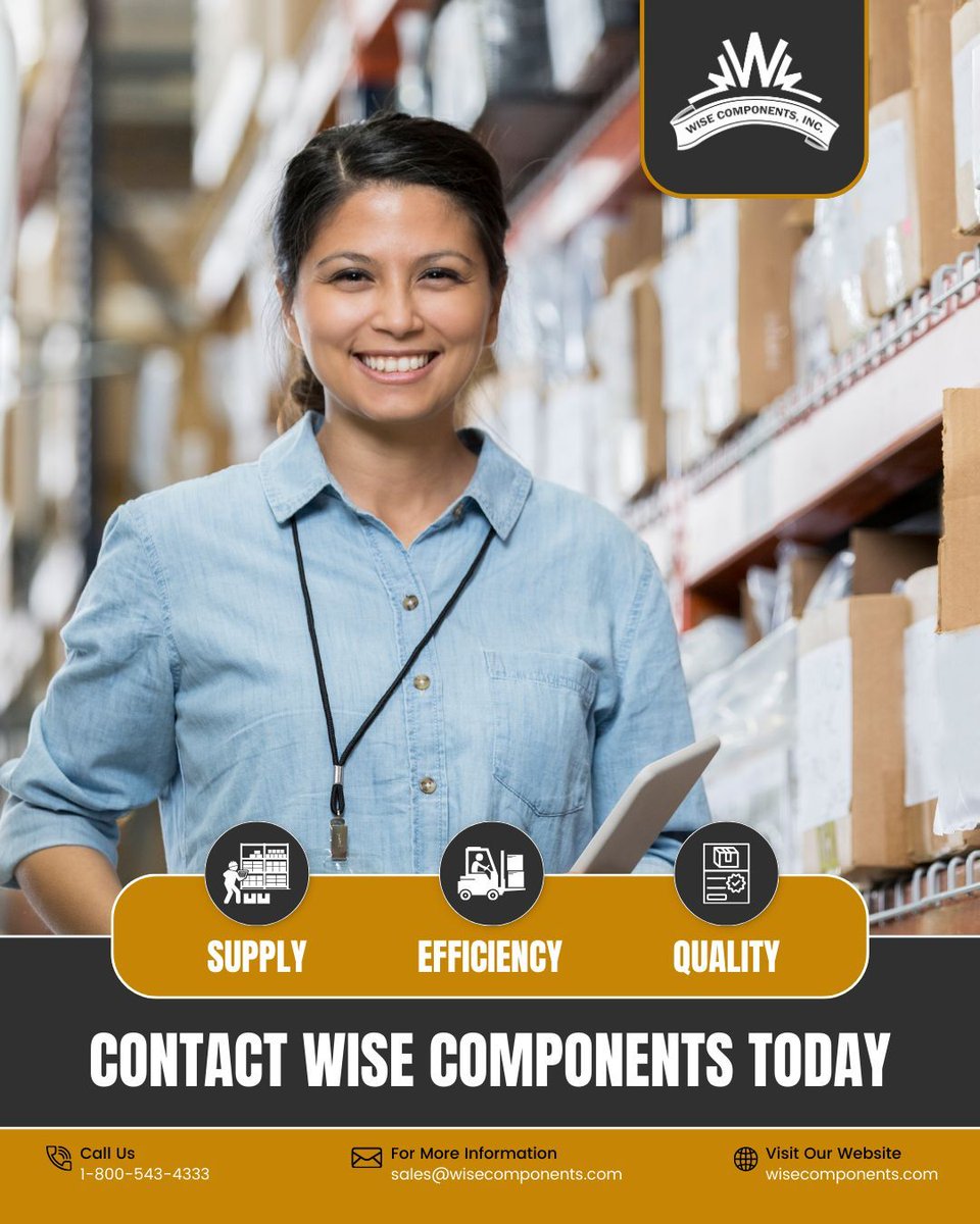 Since our inception, Wise Components has been delivering results with a quality management system that ensures:
✔ Timely logistics.
✔ Accurate material tracking and auditing.
✔ Personalized service.

Let’s shape the future of OEM and MRO solutions together!