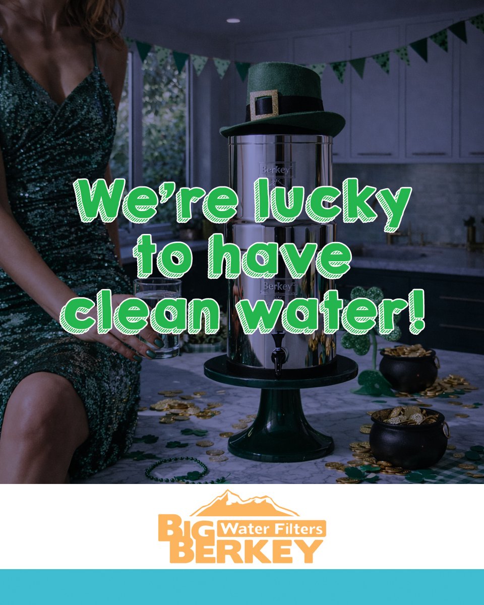 We’re feeling lucky this St. Patrick’s Day! ☘️ Clean, reliable water is something we often take for granted, but it makes a difference to our lives every single day. 

What’s something you feel lucky to have in your life? Let us know on IG to win! bigberkeywaterfilters.com