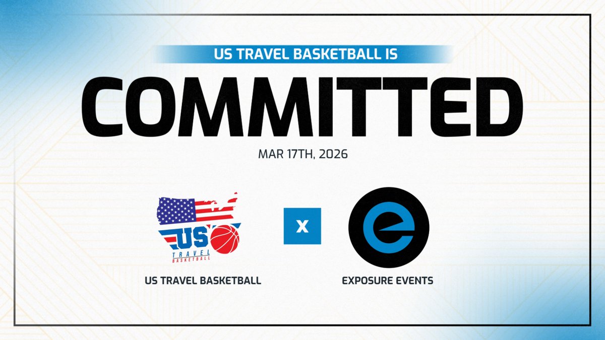 exposureev's tweet photo. US Travel Basketball has committed to Exposure for scheduling. Smarter tools. Faster workflows. Zero headaches. Better weekends.

Welcome to the Exposure family 🤝
hashtag#Committed hashtag#ExposureEvents hashtag#AIScheduling hashtag#Basketball https://t.co/i7876KpRpa