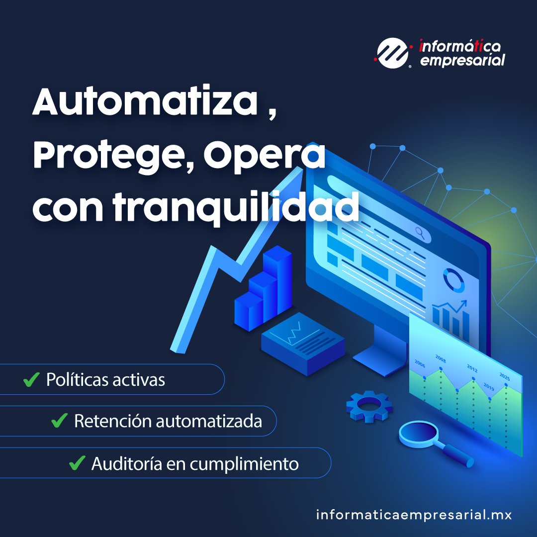 Informatica_MX's tweet photo. Gestionar la protección de datos de forma manual consume tiempo y aumenta errores. ⏱️

Con PPDM automatiza políticas de protección, auditoría y retención. 🔐

Más control, menos esfuerzo.

Centraliza y protege tus datos 📲81 1596 6670

#BackupAutomation #DellPPDM #DataSecurity https://t.co/QeTNTglcqH