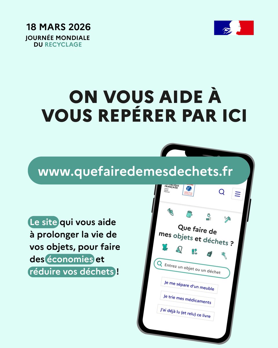 PrefAquitaine33's tweet image. #Recyclage ♻️ |  À l'occasion de la journée mondiale du recyclage, démêlons le vrai du faux sur le tri des emballages plastiques :

➖« Tous les emballages ne se trient pas » ❌FAUX
➖« Les pots de yaourt doivent être lavés » ❌FAUX
➖« Trier le plastique ne sert à rien » ❌FAUX