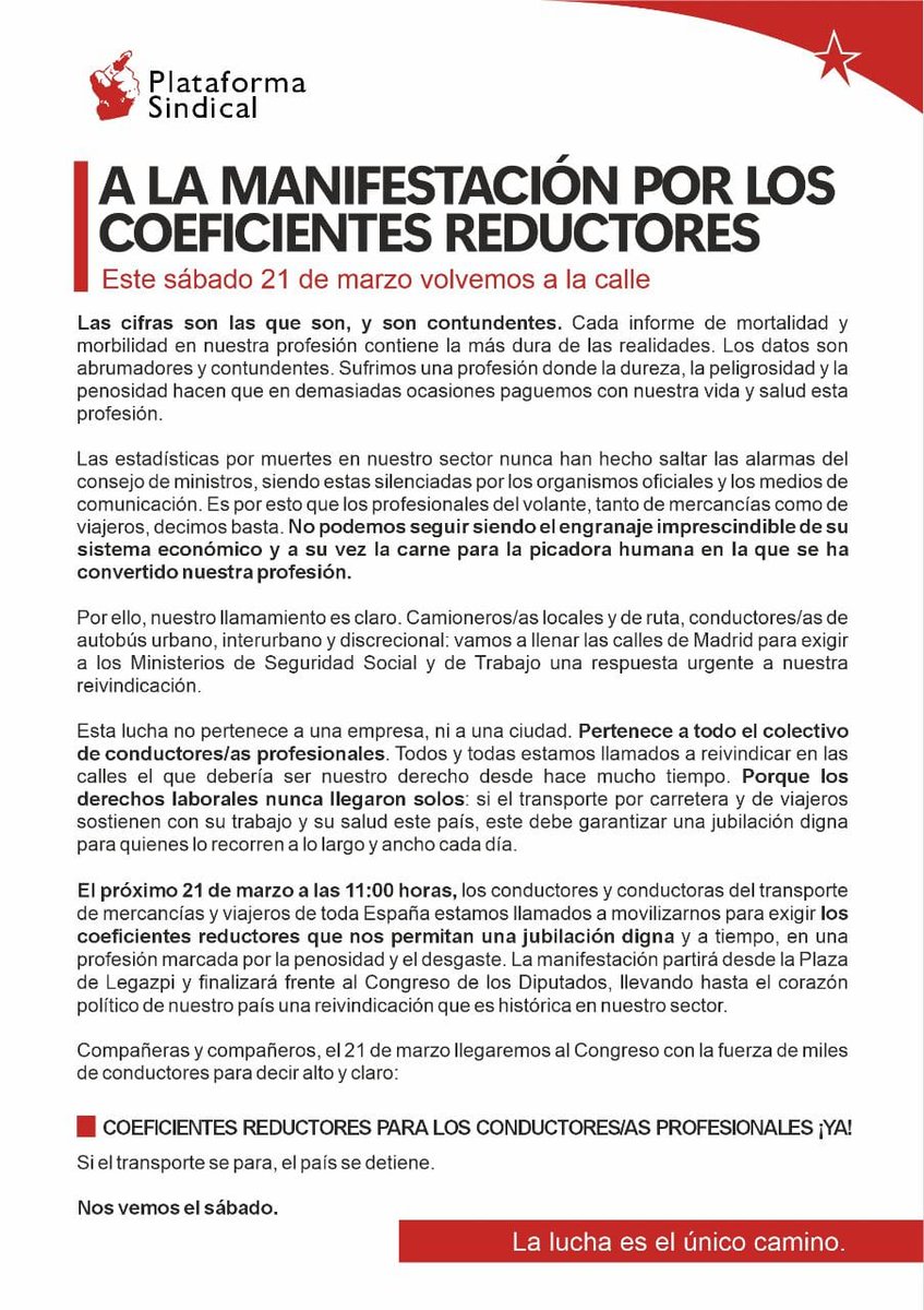 Plataforma Sindical EMT tweet media