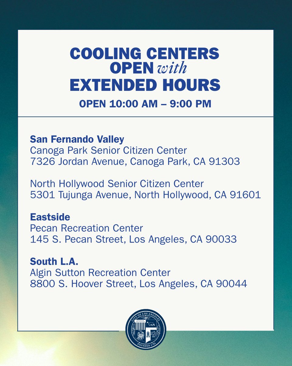 LA City Emergency Management Department (EMD) tweet media