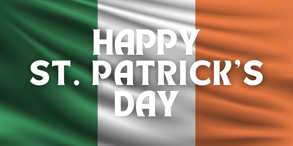 Happy St. Patrick’s Day! Cheers to good health and happiness.