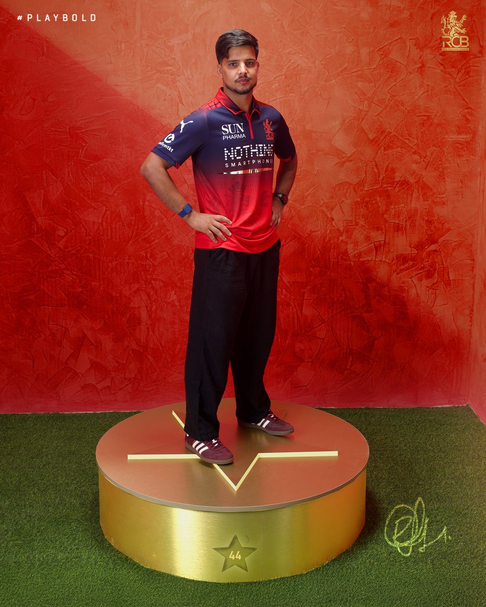 RCBTweets's tweet image. The Northern Thunder has struck Bengaluru. ⚡️

Happy #Homecoming, Rasikh. Can’t wait for that lethal pace to take over. 🔜🏟️

#PlayBold #ನಮ್ಮRCB #IPL2026