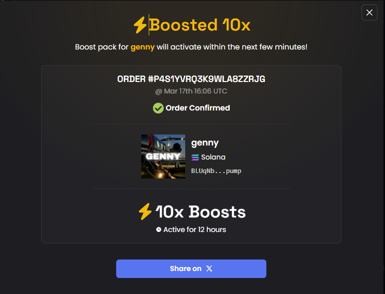 just boosted 10x 

this is a generational play lets bond it 🚀

BLUqNbyTuzVJK57odsLwVv2d2582LfdsgqBr3CF9pump