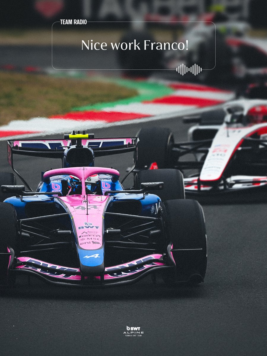 BWT Alpine Formula One Team tweet media