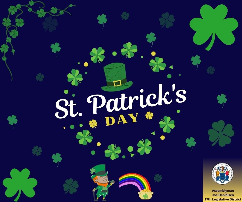 JoeDanielsen17's tweet photo. Happy St. Patrick’s Day!
Wishing you a day full of joy and luck. #stpatricksday #njld17 #alwaysatyourservice https://t.co/z1cCr50d5V