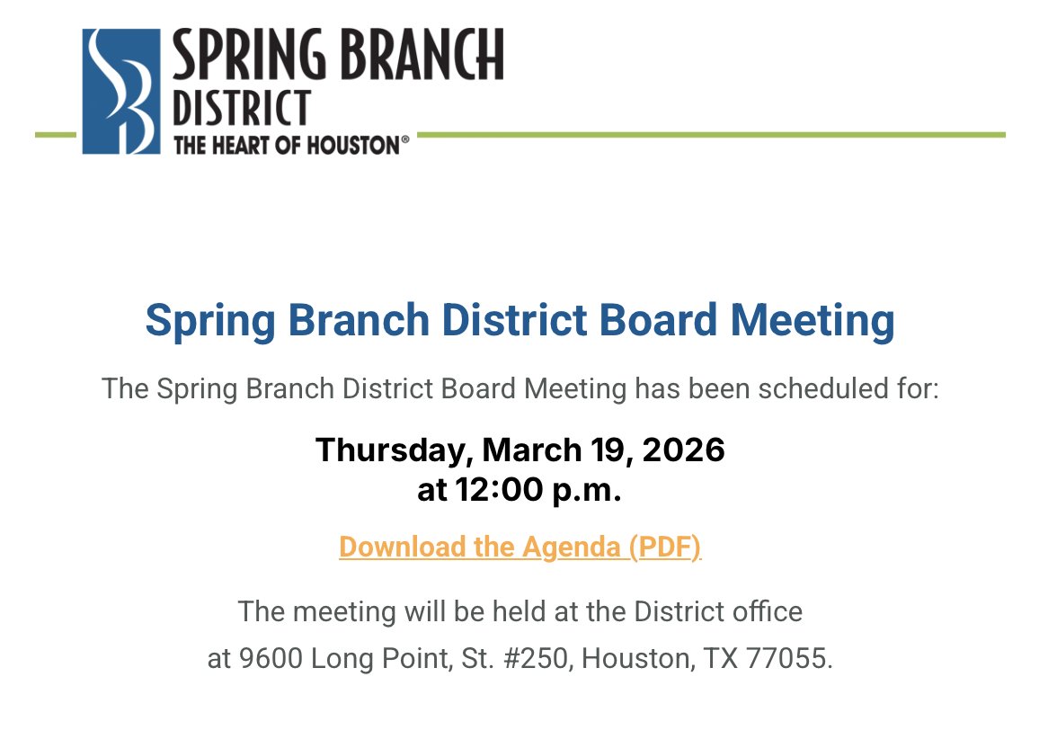 Spring Branch, HOU tweet media