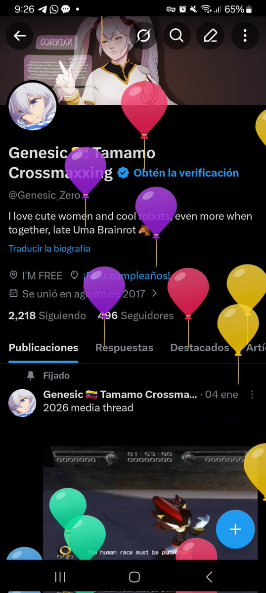 Genesic 🇻🇪 Tamamo Crossmaxxing tweet media
