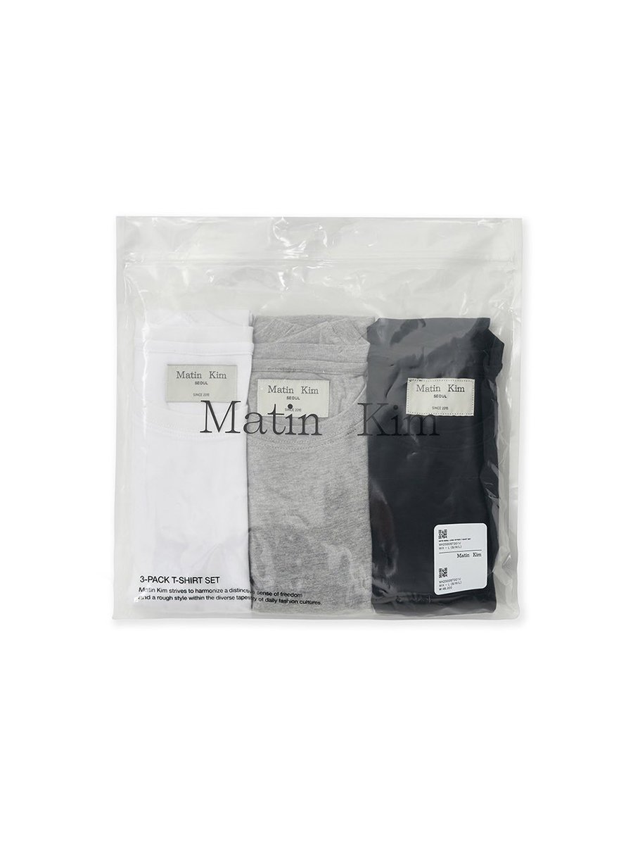 ➿✨ preorder -- MATIN SMALL LOGO 3-PACK T-SHIRT SET

แพคเสื้อยืดโลโก้แบรนด์ matin kim 3 ตัวสุดคุ้ม ! 1 เซ็ตได้ 3 สี ตกตัวละ เว็บเปิดจองแล้วนะค้าบ

size : S M L 

⭕️ ส่งของในเกาหลี 26/4 ขอคนรอได้

price : 1290.- (free ems &amp; air cargo) 

#พรีออเดอร์เกาหลี #พรีเกาหลี #หิ้วเกาหลี