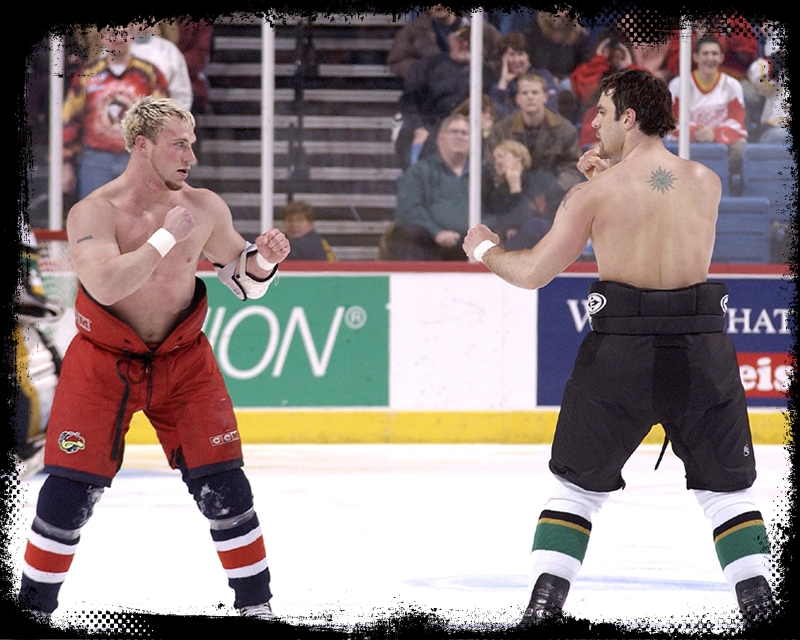 Hockey Fight History tweet media