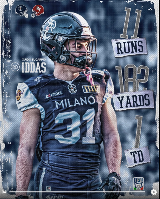 GuidoIddas31122's tweet image. Honored to take home the MVP, but the job’s not finished. Focused on the next win and getting better every day. Ready to keep pounding the rock for my team! 🏈 @Seamen_milano  #WorkEthic @2div_fidaf @fidafgameday 
Grateful to those who believe in me
@JosephK57052842