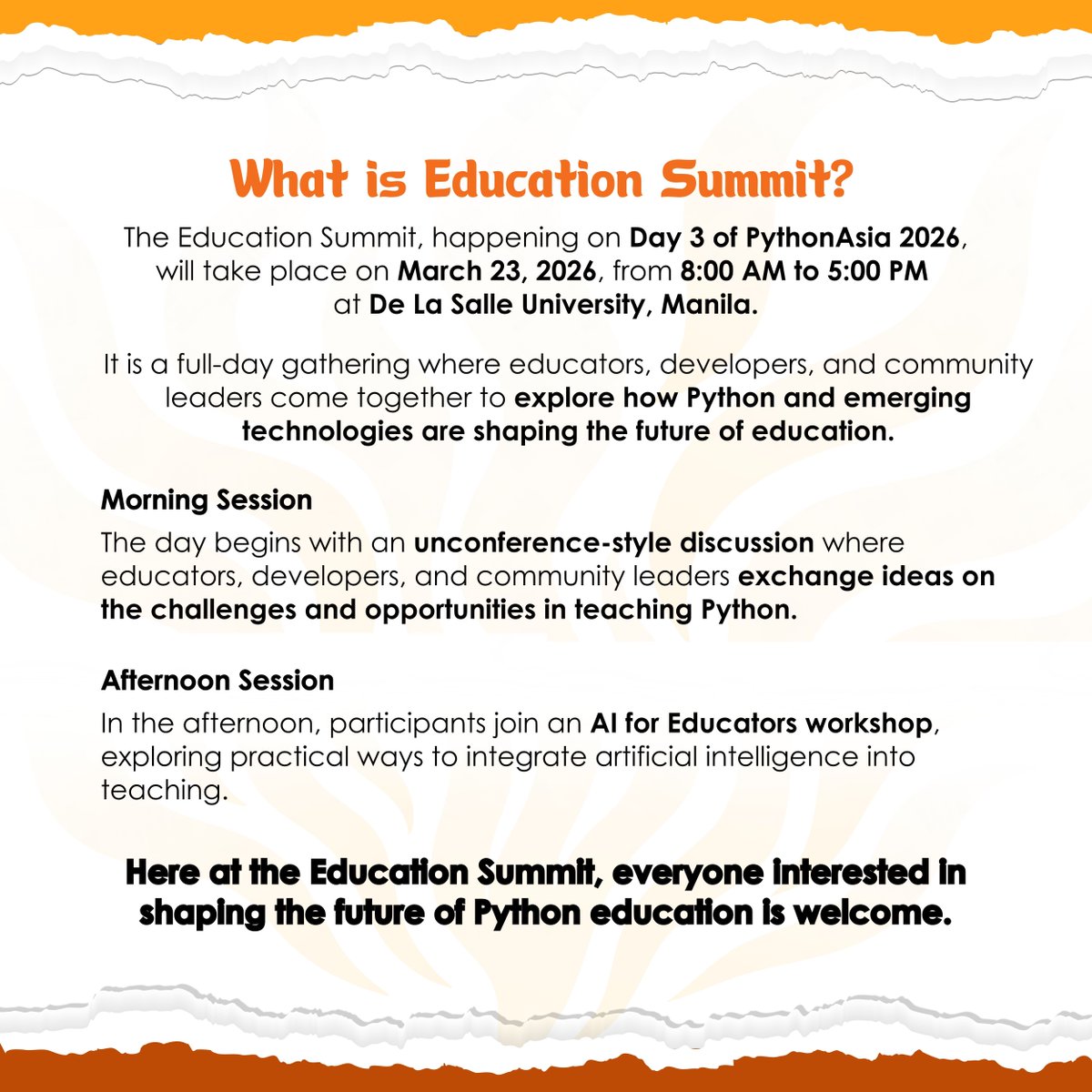 PyCon Philippines tweet media