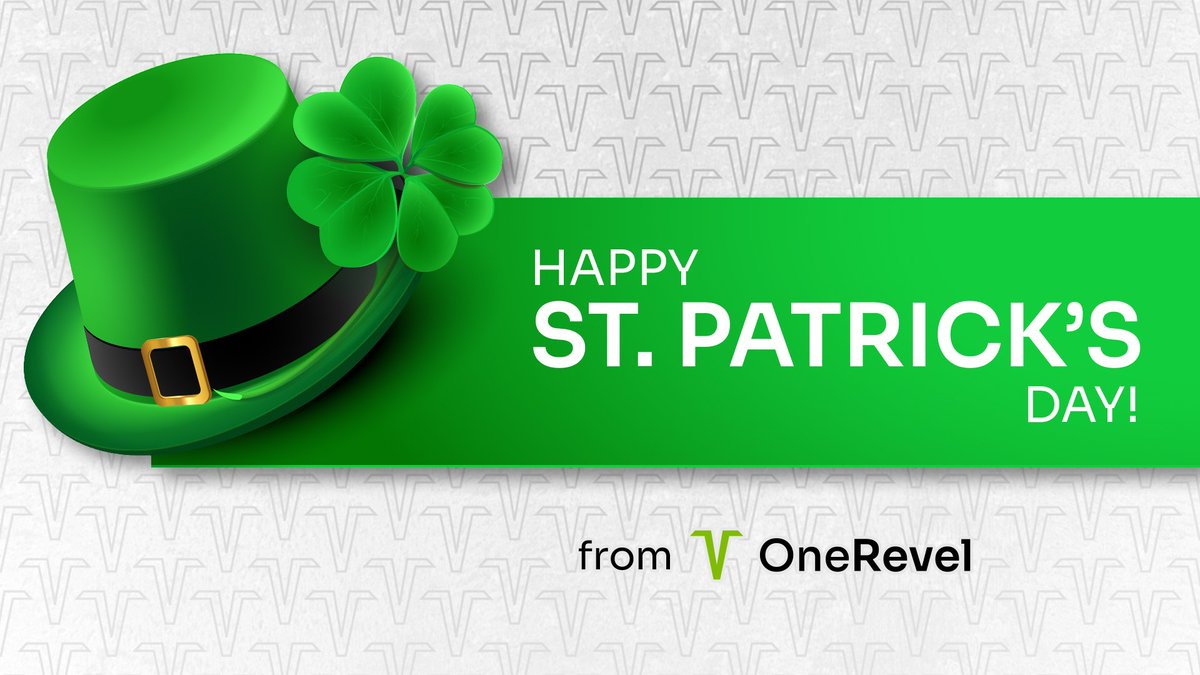 OneRevelCo's tweet photo. Happy St. Patrick’s Day from OneRevel! ☘️While you’re celebrating, it’s a great time to make sure your content is dialed in and ready for your customers. From strategy to execution, OneRevel offers content packages to help your brand show up strong! #OneRevel #StPatricksDay https://t.co/YjxYi2kasq