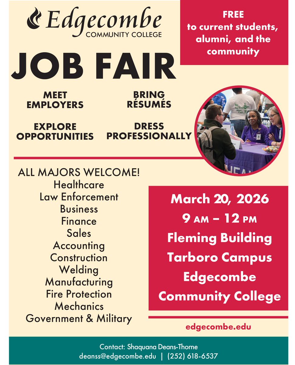 Edgecombe Community College tweet media