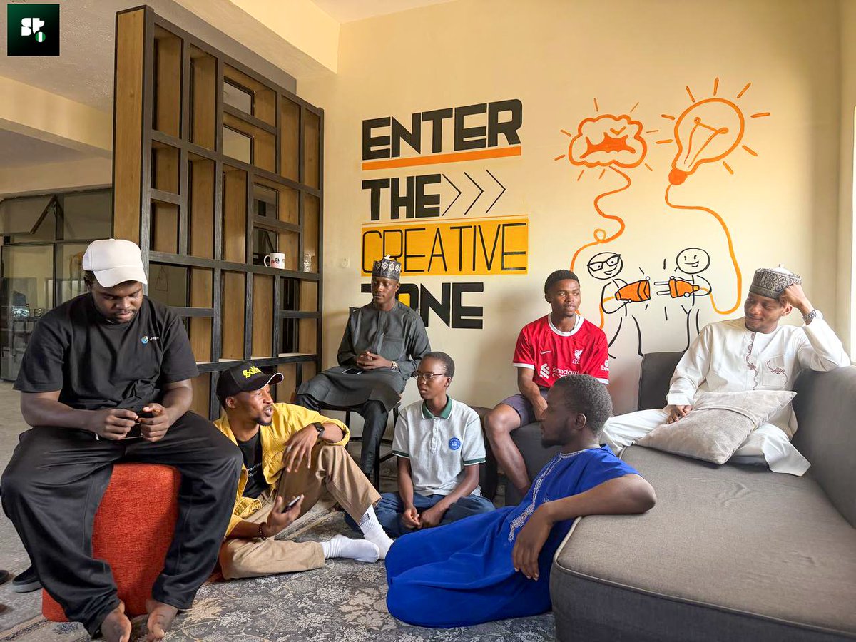 Iamfrosh_boss's tweet photo. Is it too late to drop mine? 

The co-working Friday was an absolute vibe... We representing Kaduna

@SuperteamNG 
@favison_o 
@0xmtech
@2ukura_ 
@ManceRaider24
@Rookiecrypt 
@AdeyeyeAbraham1
@Elmusazmah
@Emmauhyel 
Special thanks to @theblockcapitol  for the hospitality https://t.co/xMYNcNnt5B