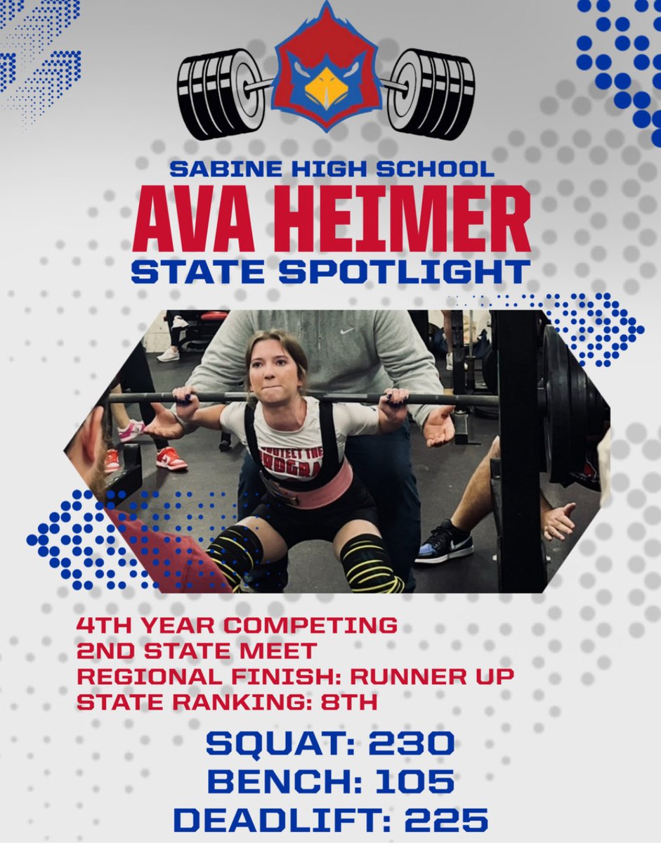 Sabinepwrlft's tweet photo. These girls have one more chance to bend the bar, in their last meet of their careers! 

THSWPA Girls 3A Large State 🏋🏻‍♀️ Powerlifting Meet is Thursday, March 19th @ Bert Ogden Arena in Edinburg! 
Girls lift at 1:30 PM 
#BendingBarsBreakingPRs 💪🏻 https://t.co/FF3iCDezBU