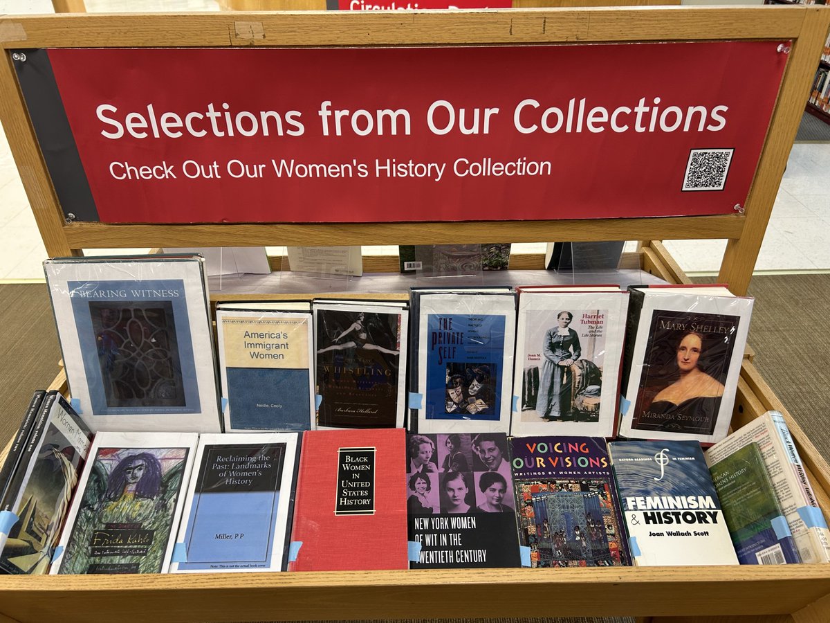 lagcclibrary's tweet photo. Check out our Women's History Collection! Ask a Librarian if you need help. https://t.co/gkK5lEUOv8