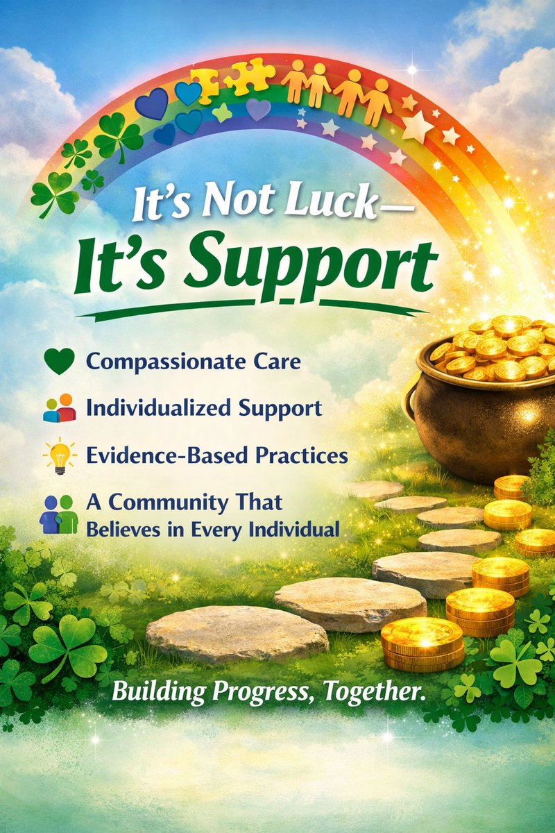 AtsAutism's tweet photo. 🍀 It’s not luck—it’s support. 💚

Every milestone we celebrate is built through care, connection, and believing in what’s possible. 🌈✨

#StPatricksDay #AchievingTrueSelf #NotLuckButSupport https://t.co/2Oq0JYkNE6