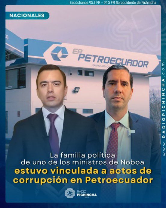 EconVillamar's tweet photo. @DanielNoboaOk Limpiando el ECUADOR dice este pelafustán narcotraficante y CORRUPTO. https://t.co/RLX4YC8ZzU