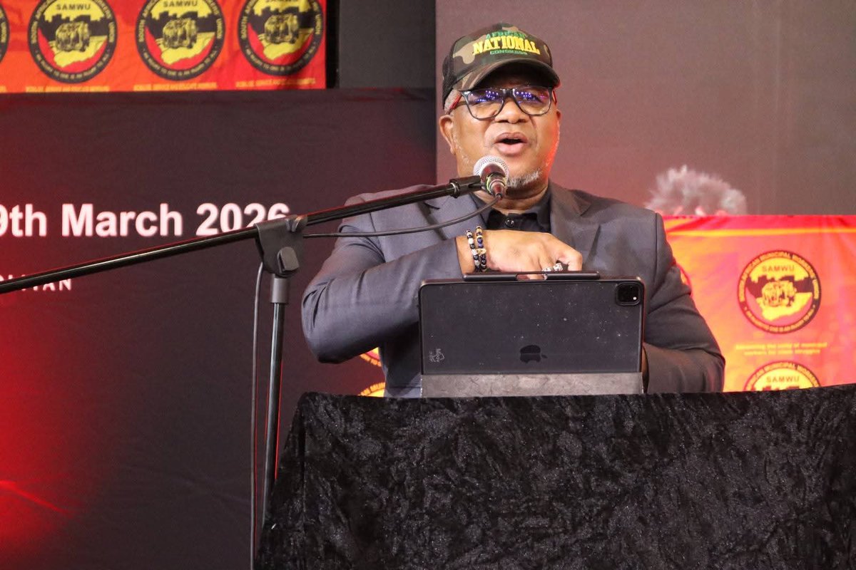 _cosatu's tweet image. #ANC wishes #SAMWU  a successful 13th National Congress underway at Mbombela #SamwuCongress2026 @MbalulaFikile @MYANC 
#NDR #PoliticalStruggle 
#ClassWar #ClassForces #ClassStruggle #Socialism
