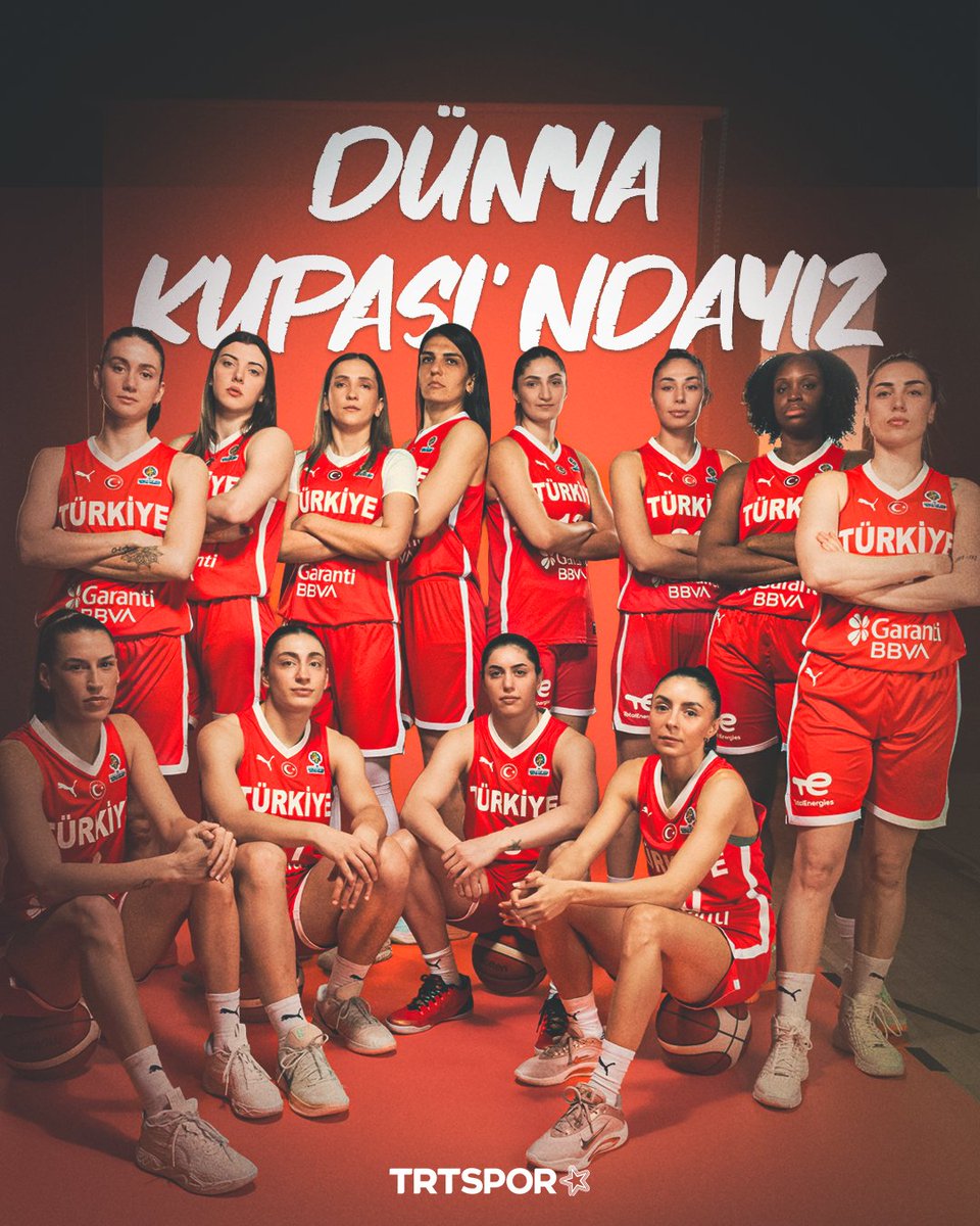 trtsporyildiz's tweet photo. 💪Japonya’nın Arjantin’i mağlup etmesiyle 🇹🇷A Milli Kadın Basketbol Takımımız grubu ilk 4 sırada bitirmeyi ve 2026 Dünya Kupası’na katılmayı garantiledi.

📌 Akşamki Macaristan maçı gruptaki sıralamayı netleştirecek. https://t.co/lneXfU3hjc
