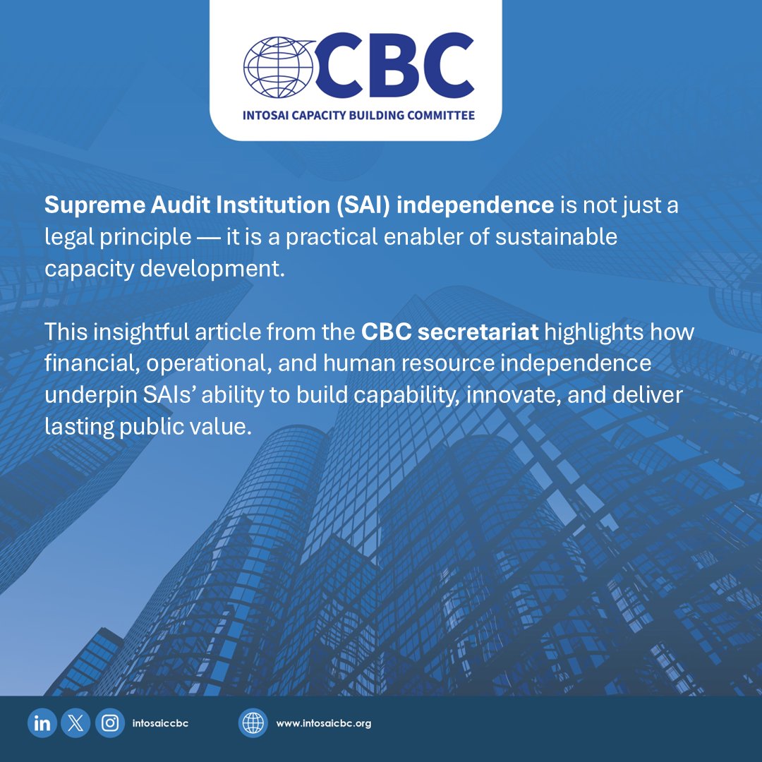 INTOSAI Capacity Building Committee tweet media