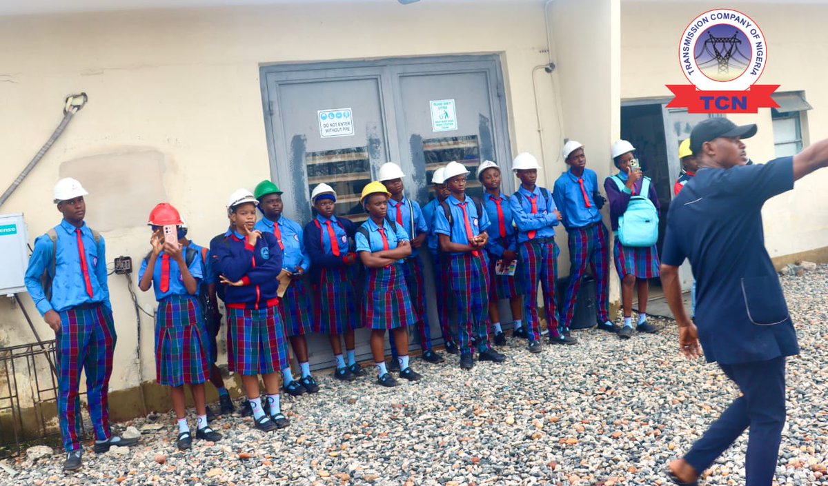 TCN_NIGERIA's tweet photo. Brentale Schools Students Embark on Educational Visit to TCN Benin Sub-Region

Students from Brentale Schools, Benin City, Edo State, were hosted by The Transmission Company of Nigeria (TCN) Benin Sub-Region on an educational excursion on March 13, 2026. 

During the visit, TCN engineers, led by the Principal Manager, Transmission, Engr. Mathew Ealefoh,  took the students on a tour of the substation, explaining the pivotal role of various stakeholders in Nigeria's electricity value chain, with particular focus on TCN's role in the sector.

 The students observed the practical day to day activities in  the transmission substation, and were taught bulk power evacuation process from generation companies to distribution companies, and were also shown key components such as transformers, switchgears, transmission towers, and personal protective equipment (PPE) among others.

Earlier, when the students arrived at the transmission subregion, The Assistant Manager, HSE,  Mr Victor Osarenren, briefed them on health and safety protocols, emphasizing the importance of compliance and the dangers of non-observance.

The school management led by Mr. Eric Owviemedaye appreciated TCN for the practical exposure and valuable knowledge shared, and expressed the hope that it inspires the students to pursue careers in science, engineering and energy-related fields.

#tcnnigeria
#electricity