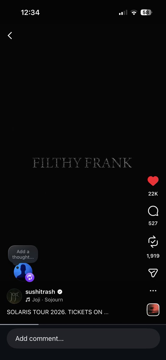 JODT is seeing joji🙏 tweet media