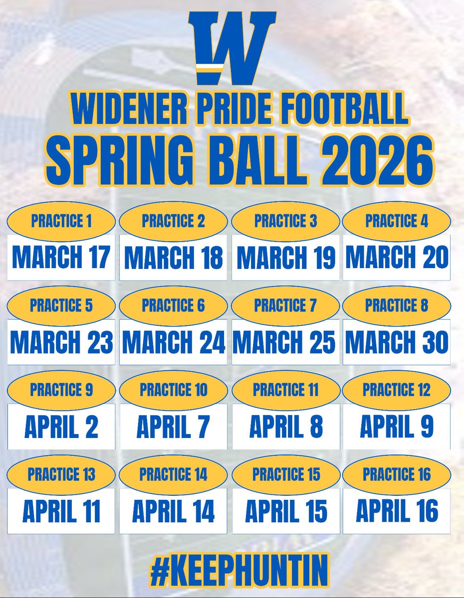 Widener Football tweet media
