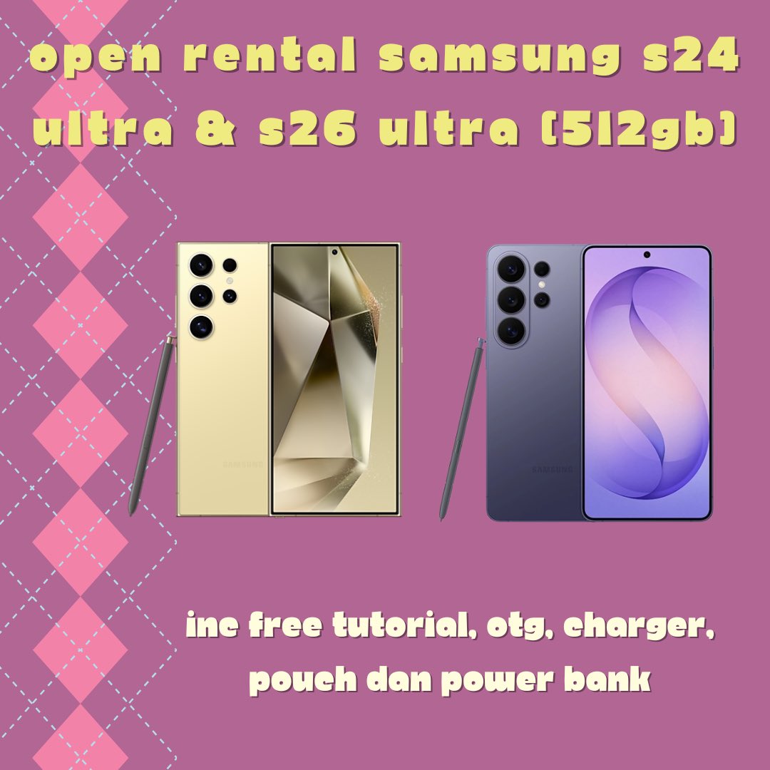 Rental S24 S26 Ultra LS PB Telezoom tweet media