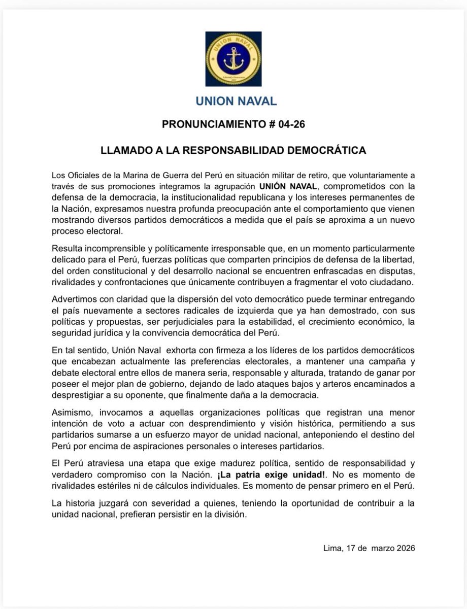 Union Naval tweet media