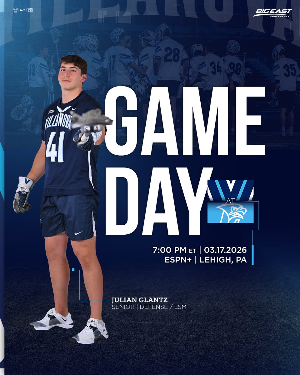 Under the lights😼🌃

🆚 Lehigh
🕖 7:00 PM
📺 ESPN+
📍 Lehigh, PA

#GoNova