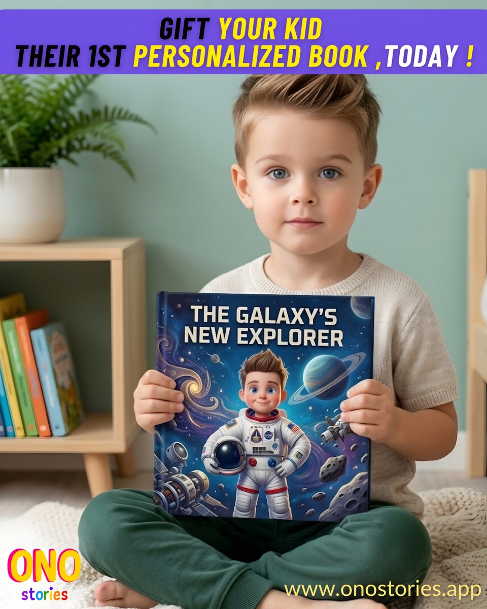onostoriess's tweet photo. How ONO works: 
1. Type kid's name 
2. Upload photo 
3. AI generates story (2 mins) 
4. Preview free 5. Buy full book (₹499)  
That's it.  No subscription BS. No hidden fees.  
Try: https://t.co/0Bs6yCyEmz https://t.co/MG7OjzcsGB