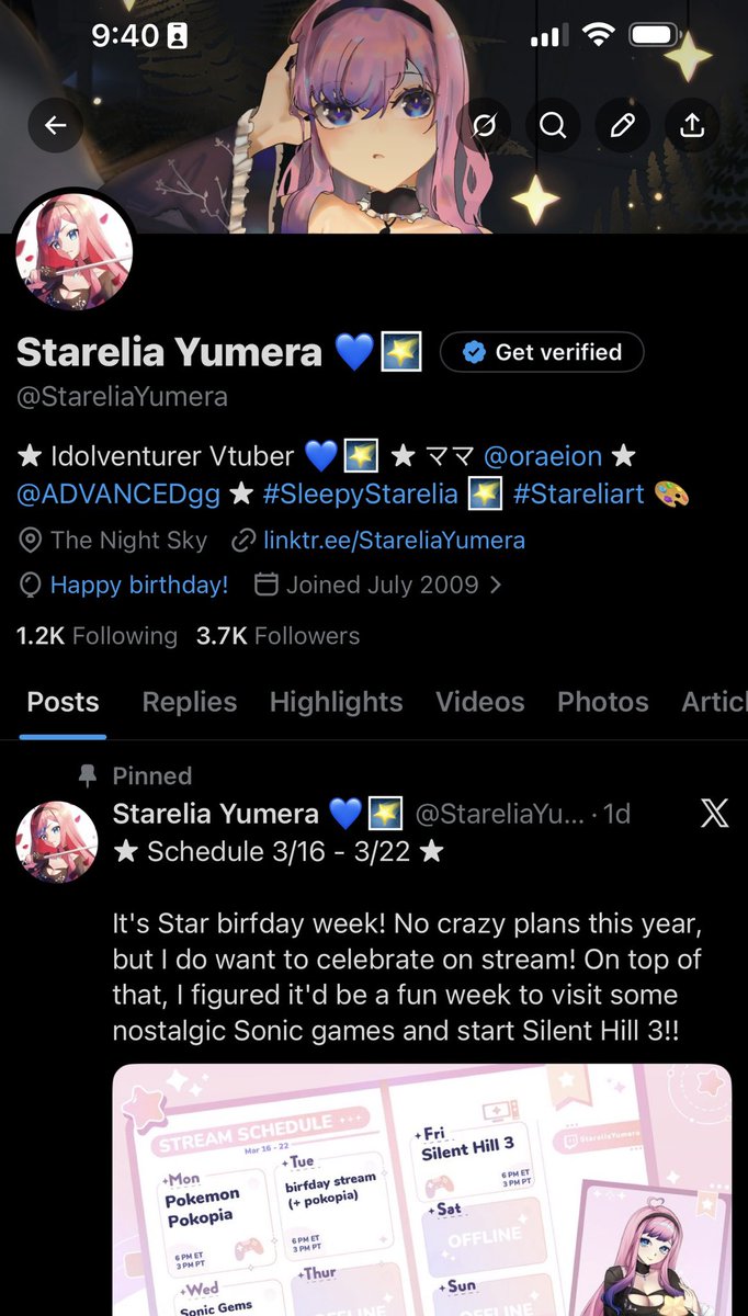 Starelia Yumera 💙🌠 tweet media