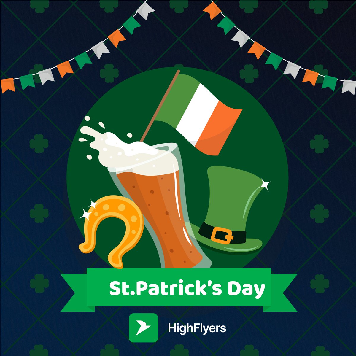 HighFlyersBlog's tweet photo. Happy St. Patrick's Day! https://t.co/MXonIUccrV