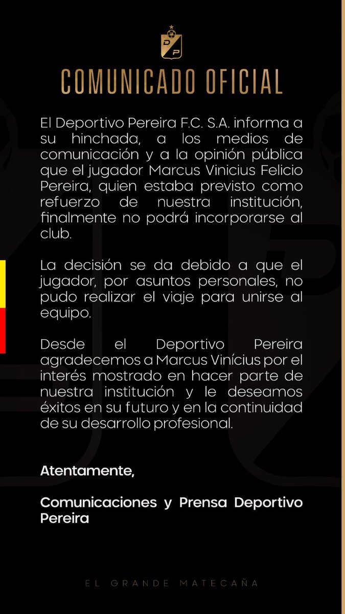 Deportivo Pereira 🐺 tweet media
