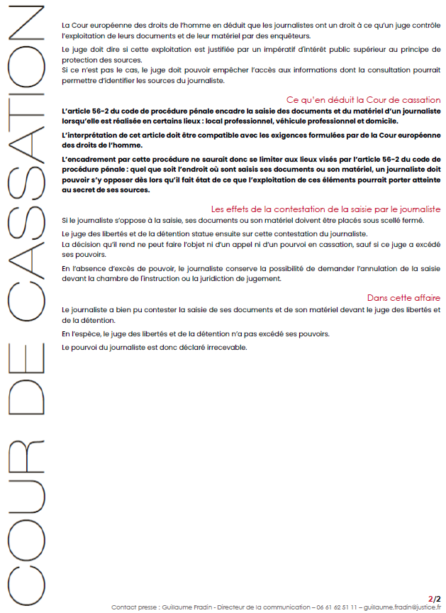 Cour de cassation tweet media