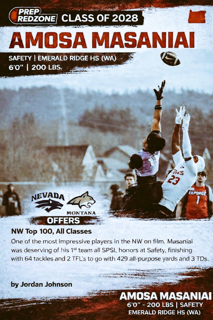 Amosa Moose Masaniai 🫎 2028 SAF/WR/KR #11 tweet media