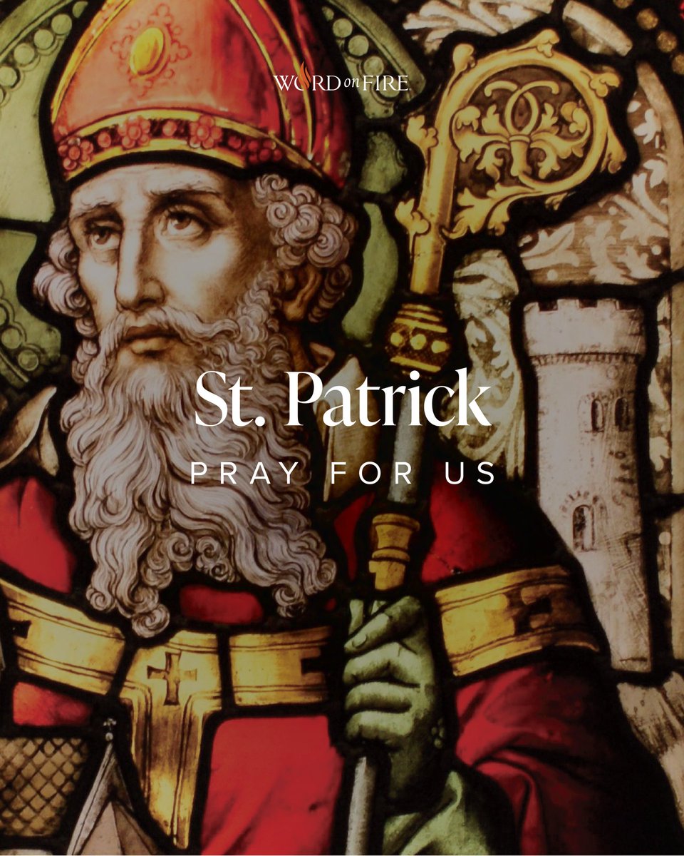 BishopBarron's tweet image. St. Patrick, pray for us!