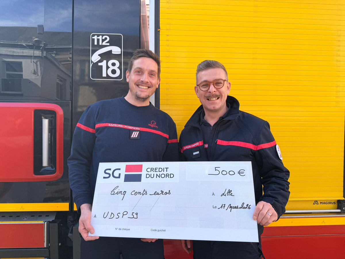 Union Départementale des Sapeurs-Pompiers du Nord tweet media