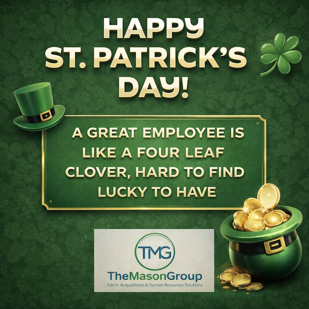 SeanMichaelHill's tweet photo. Feeling lucky? Check out our careers page! https://t.co/pvFbd6eljC
#JoinOurTeam #themasongroup #engineeringjobs 
#engineeringexcellence https://t.co/H4tLlkZqNK