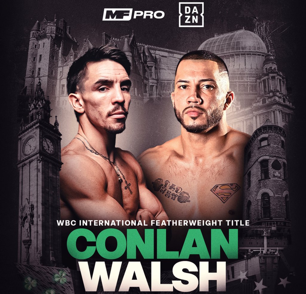 WIN 2 TICKETS to CONLAN v WALSH this Friday night! (2 sets to be won!)

Comment a 🥊 and SHARE this post to enter the draw

(Winner will be picked tonight)

#ConlanWalsh