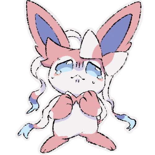 aubergin_line's tweet image. 画了仙子伊布的九个表情包哦，请随意使用（剩下的在这个帖子的回复里，推特怎么不能发九宫格哭死）
#Sticker 
#スタンプ
#Pokemon  
#ニンフィア 
#Sylveon