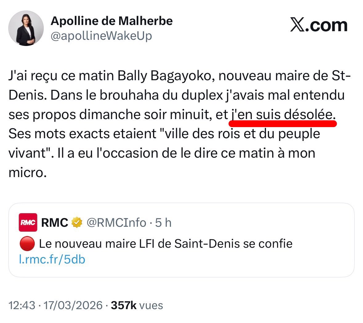 bembelly's tweet photo. #Racisme_et_discrimination: Ça tombe toujours ~ comme par hasard- sur les #Noirs, les #Arabes ou la @FranceInsoumise (avec le désormais célèbre « #VoteMusulman »

◾️Puis ça se la joue: «Oups je suis désolé!» 

📌Excuse refusée @apollineWakeUp‼️
 #NiOubli #NiPardon  #SolidaritéLFI https://t.co/IfTbVlhVs0