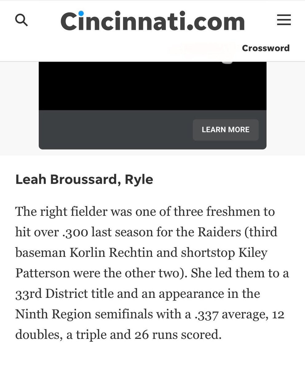 Ryle HS Softball tweet media