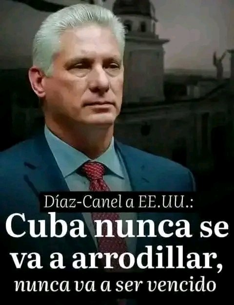 ‼️ ‼️ CUBA NO SE PONE DE RODILLAS ‼️ ‼️ 
#Fidel..." Pueden odiarnos, pero al mismo tiempo tienen que admirarnos, porque están acostumbrados a ver que mucha gente se le pone de rodillas. "
#TercerFrente 
#SantiagodeCuba