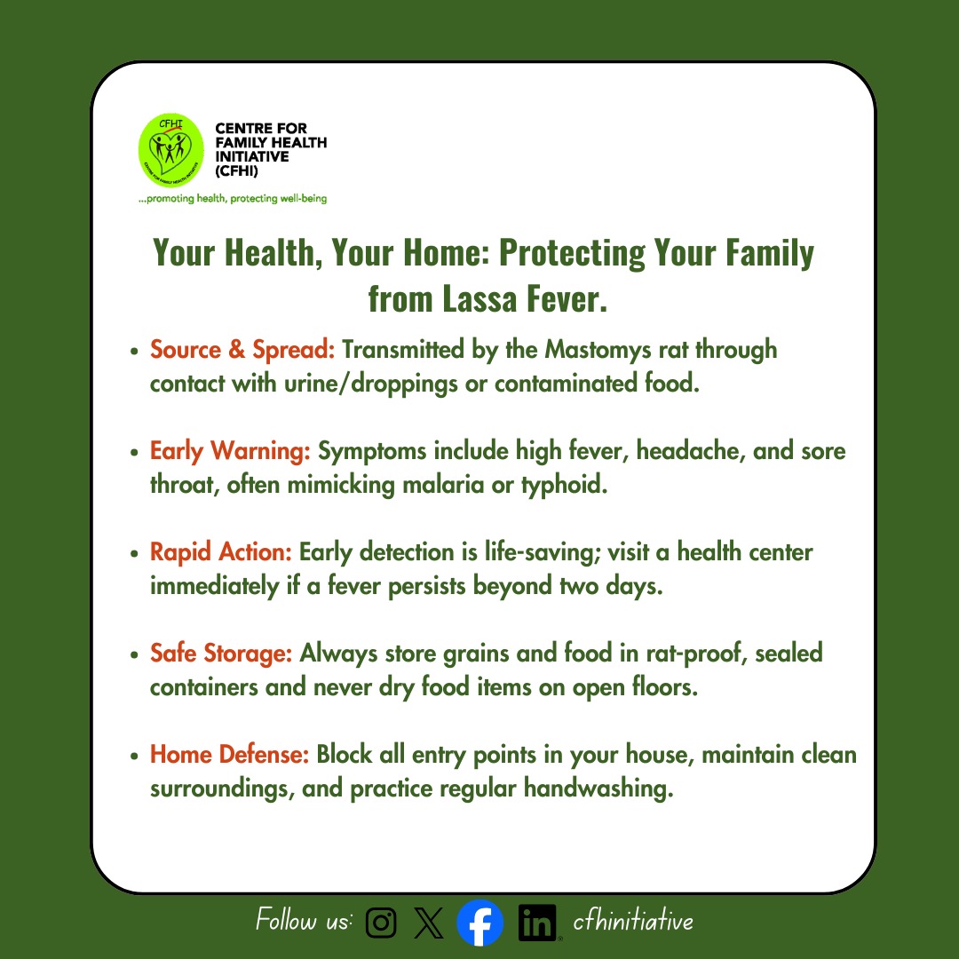 Centre for Family Health Initiative (CFHI) tweet media